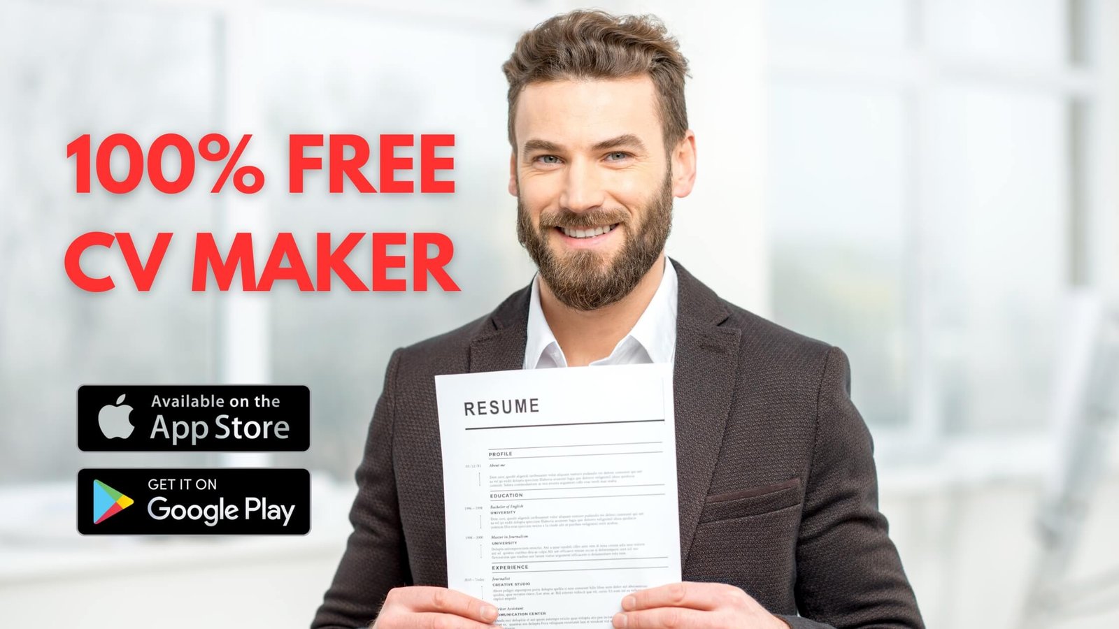 Free CV resume maker 2026 with modern ATS-friendly resume templates